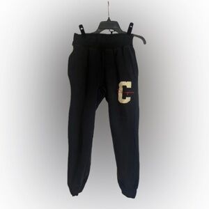 Champion Mens Reverse Weave Joggers Sz S Big Logo Sweatpants Athleisure Black